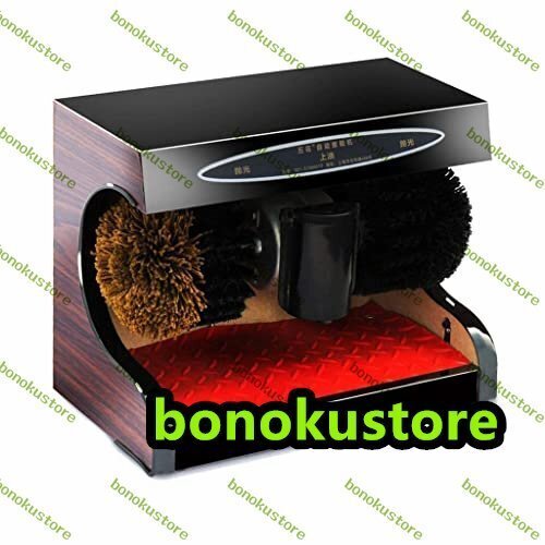 靴磨き機 電動靴磨き機 自動誘導除塵処理 靴クリーニングブラシキット 靴のメンテナンス さまざまな公共の場所に適しています拍卖