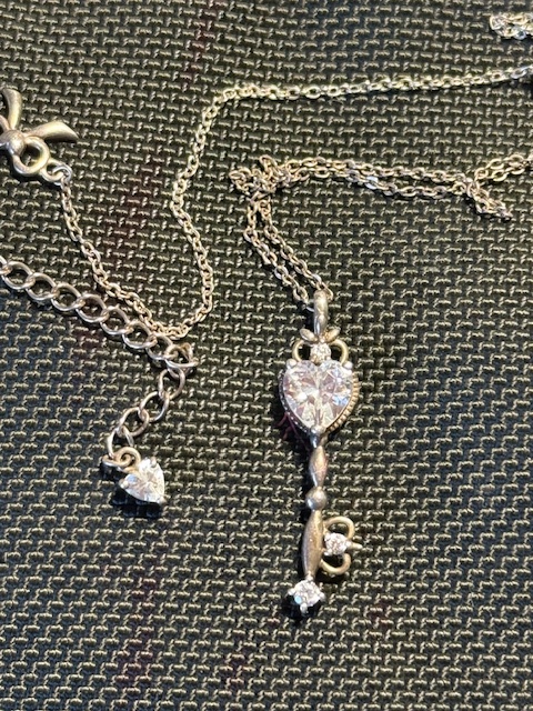 USED:シルバーダイアペンダントとシルバーチェーン拍卖