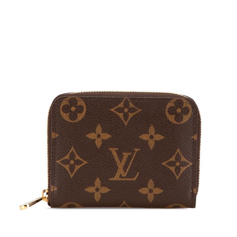 ルイ ヴィトン モノグラム ジッピー コインパース コインケース 小銭入れ M60067 ブラウン PVC レザー LOUIS VUITTON 【中古】拍卖