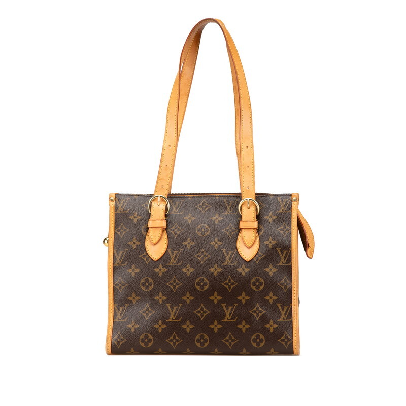 ルイ ヴィトン モノグラム ポパンクール オ ショルダーバッグ トートバッグ M40007 ブラウン PVC レザー LOUIS VUITTON 【中古】拍卖