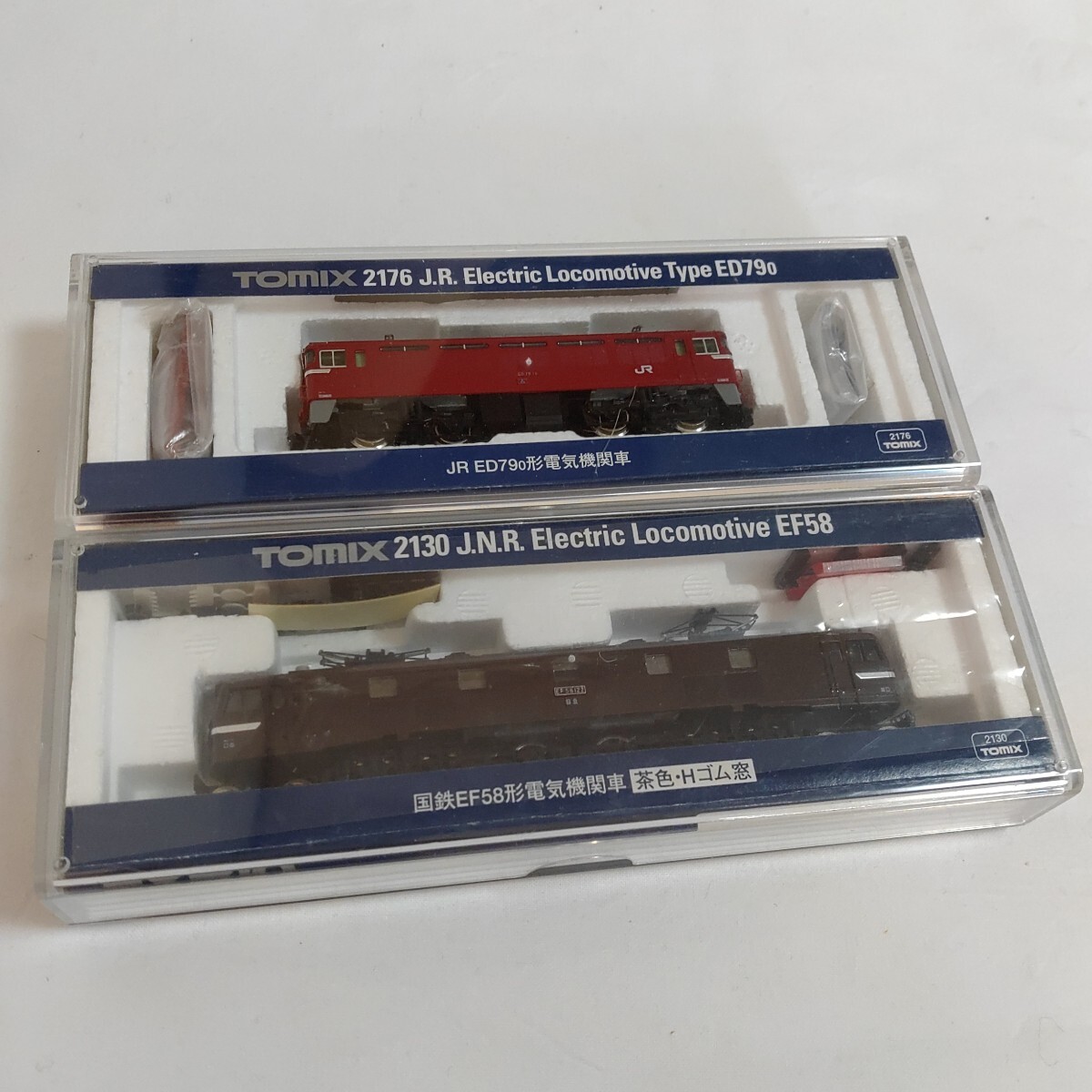 TOMIX Nゲージ 2230 国鉄EF58形電気機関車 茶色 Hゴム窓 2176 JR ED79o形電気機関車 0304-D3-TA11拍卖