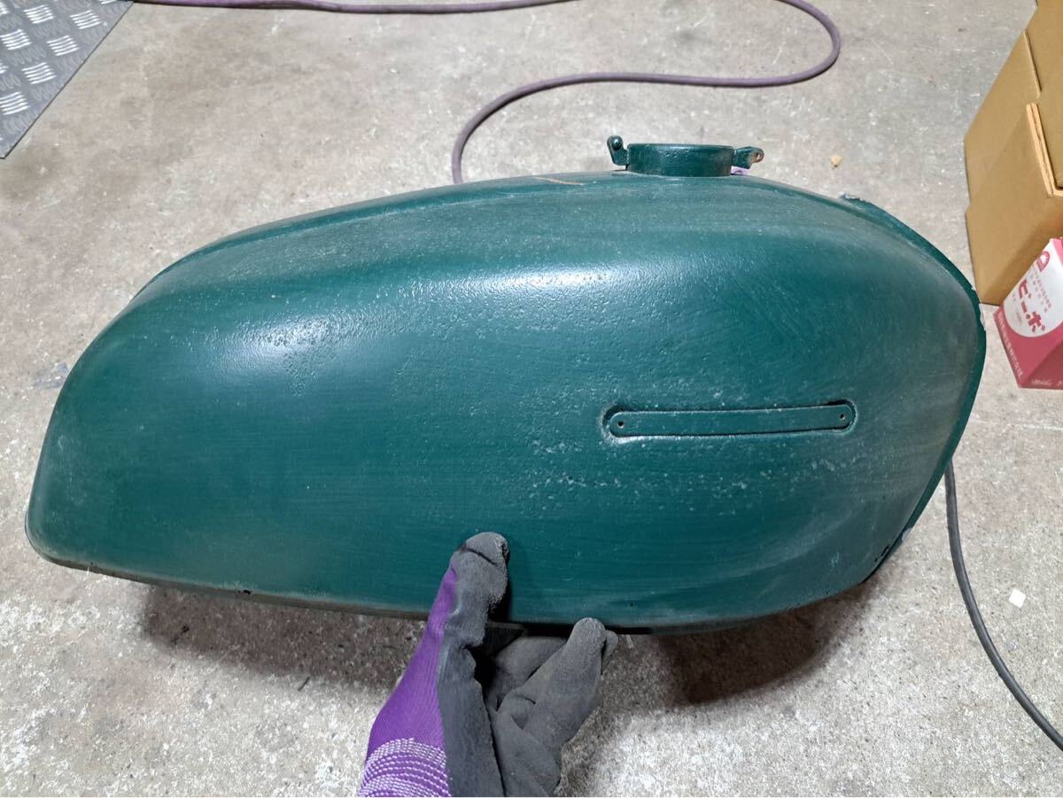 スズキ GT380 タンク 加工ベースに 当時物 外装 GT550 亀タンク 三和 キジマ ビート イノウエ シート スガヤ ムラカミ ビート チャンバー拍卖