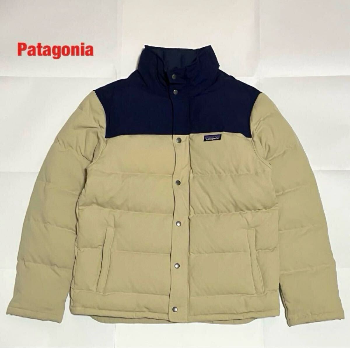【人気】Patagonia パタゴニア ビビーダウンジャケット バイカラー グースダウン フルジップ スナップボタン ベトナム製 28320FA14拍卖