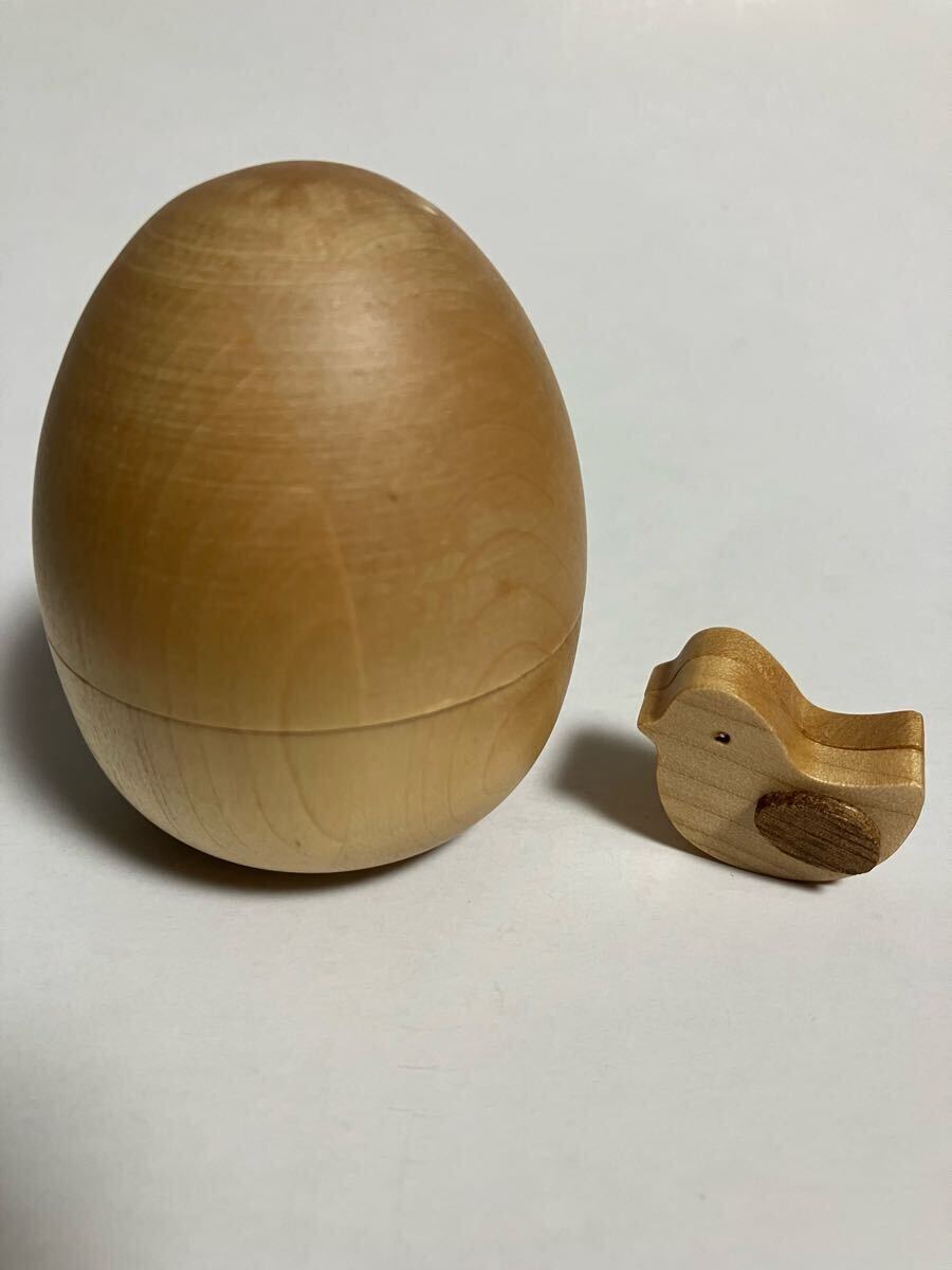 卵 egg タマゴ ウッド マグネット 天然木 インテリア 置物 木製 オブジェ拍卖