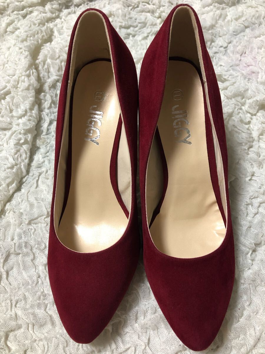 JIGGY パンプス 新品未使用 スエード調拍卖