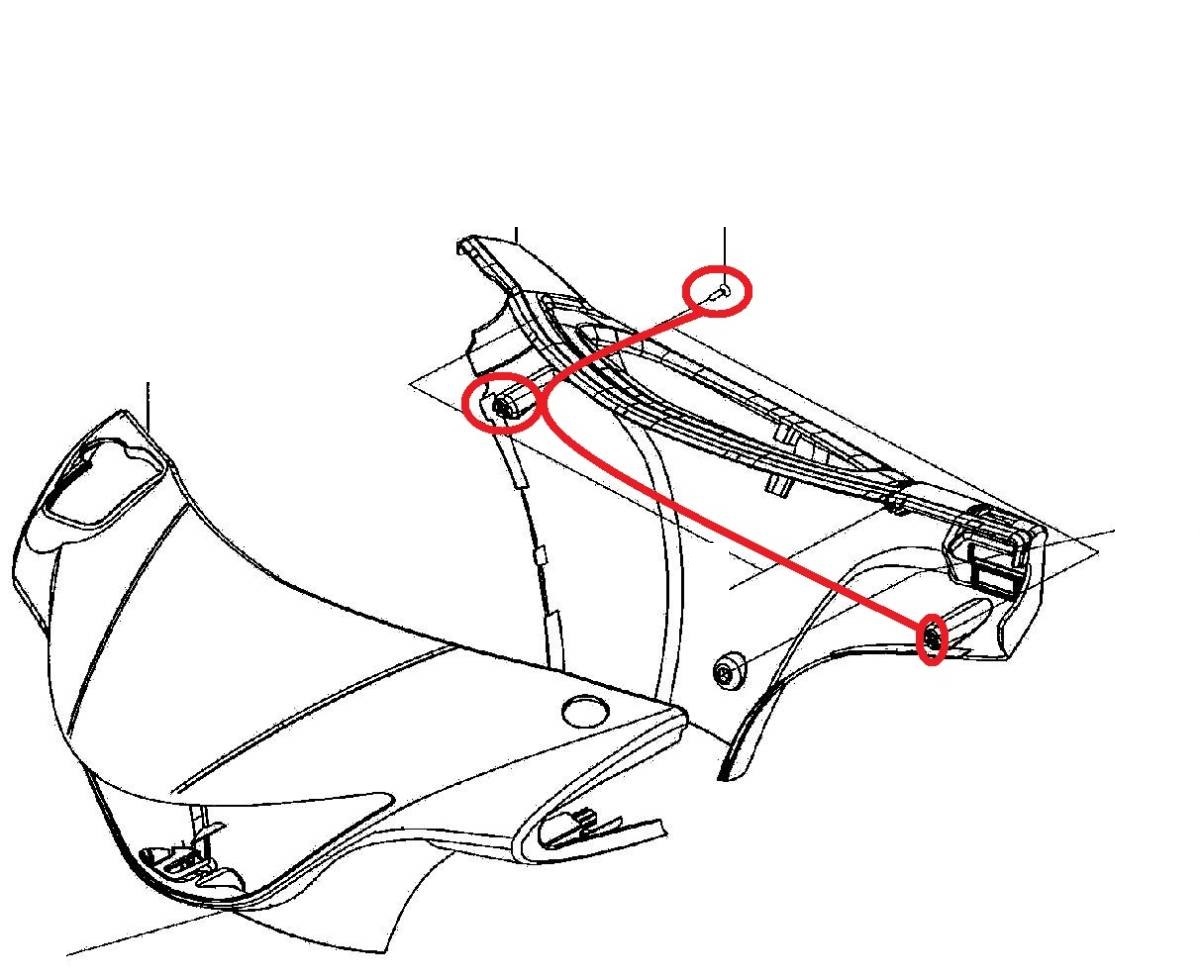 送料185円 2個セット 3/ライトカウルネジ アドレス V125 ハンドルカバー ネジ拍卖