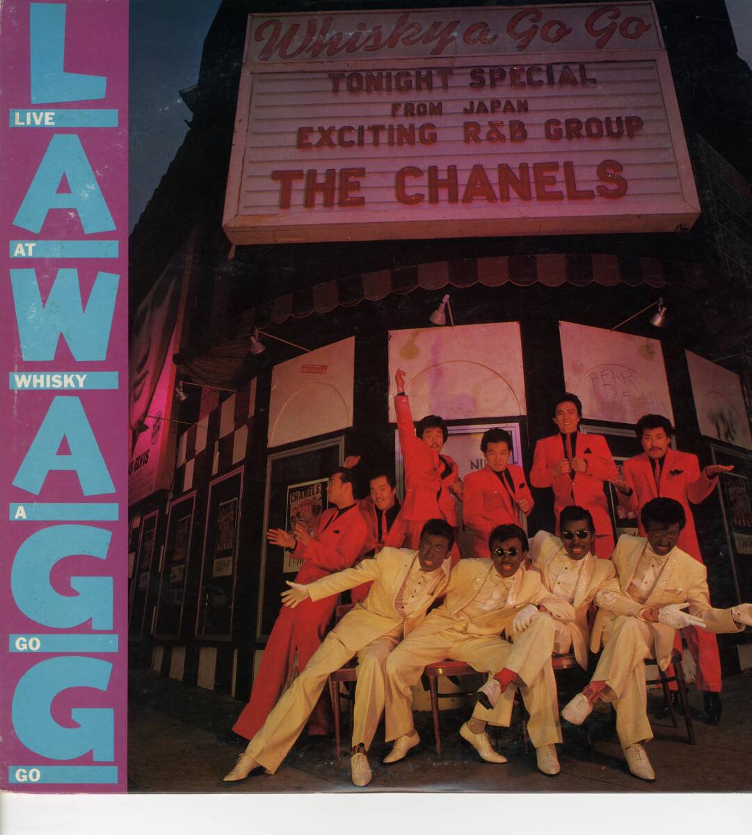 LP 美品 見本盤 THE CHANELS / LIVE AT WHISKY A GO GO / シャネルズ【J-1717】拍卖
