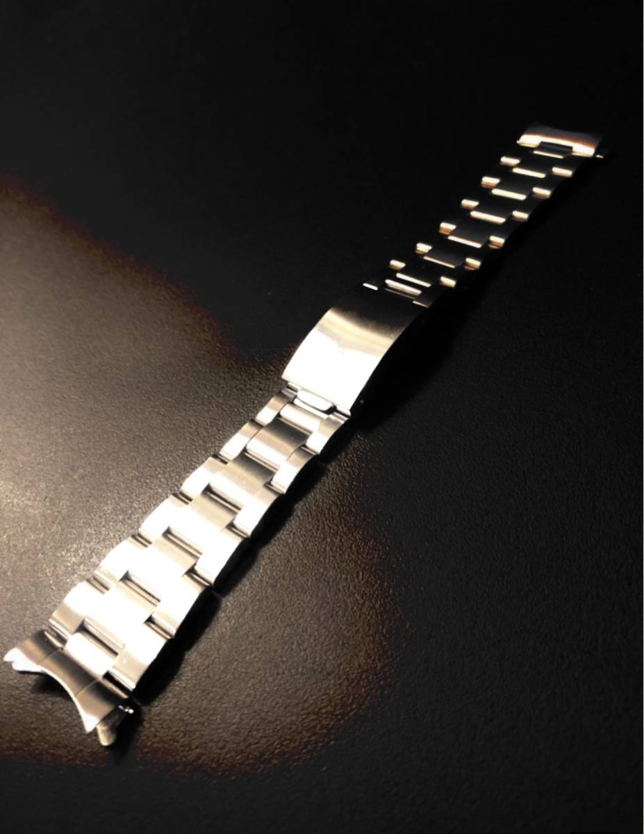 オイスターケース対応 汎用品 社外品 交換用 3連ハードブレス ラグ幅19mm・20mm<落札後選択> ROLEX TUDOR対応拍卖