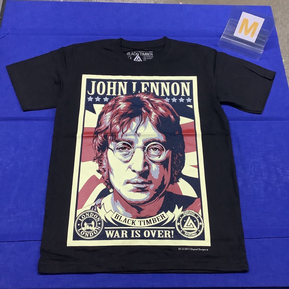 SR13A2 ジョンレノン バンドTシャツ Mサイズ JOHN LENNON ビートルズ THE BEATLES 半袖Tシャツ 黒 拍卖