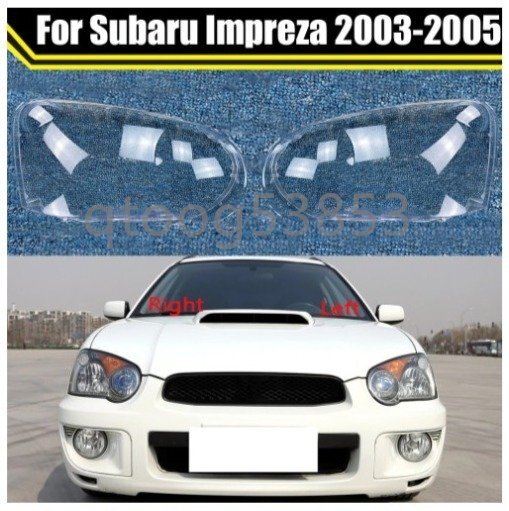 【大人気!!激安!!】スバル インプレッサ WRX ヘッドライト レンズ カバー 涙目 インプ 左右 1pcs拍卖