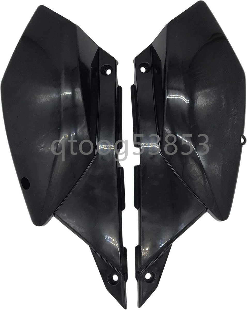 カワサキ KLX250 Dトラッカー X 2008-2018 KLX250S/SF に適用 サイドカバー サイドカウル オイルタンクカバー フェアリング グリーン ホワ拍卖