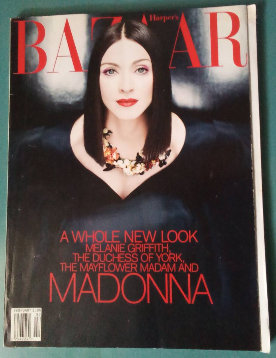 Harper's BAZAAR ハーパーズ バザー 1999 FEBRUARY MADONNA マドンナ Marc Jacobs Ralph Lauren Patrick Demarchelier 拍卖