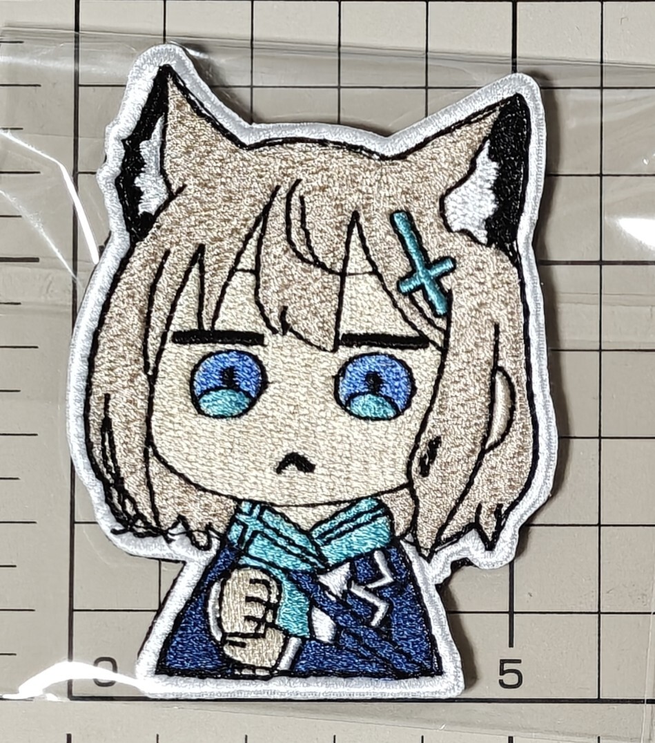 国内未発売 サークル正規品 ブルーアーカイブ シロコ 刺繍ベルクロ ワッペン 白フチ ■ ブルアカ パッチ サバゲー拍卖