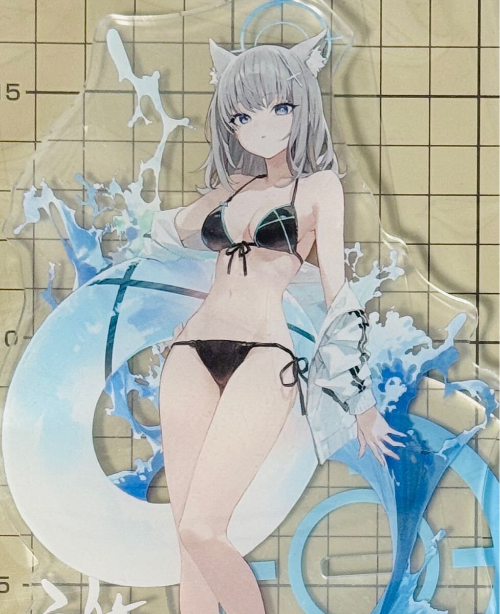 国内未発売 韓国同人イベント限定 モ誰先生描き下ろし シロコ(水着) アクリルスタンド ■ ブルーアーカイブ ブルアカ アクリルフィギュア拍卖