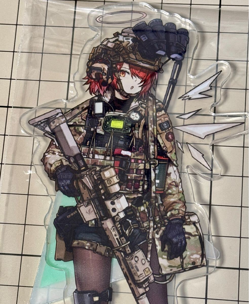 国内未発売 中韓同人イベント頒布 (Tactical Nights series) エクシア 両面BIGアクリルスタンド ■ アークナイツ ミリタリー拍卖