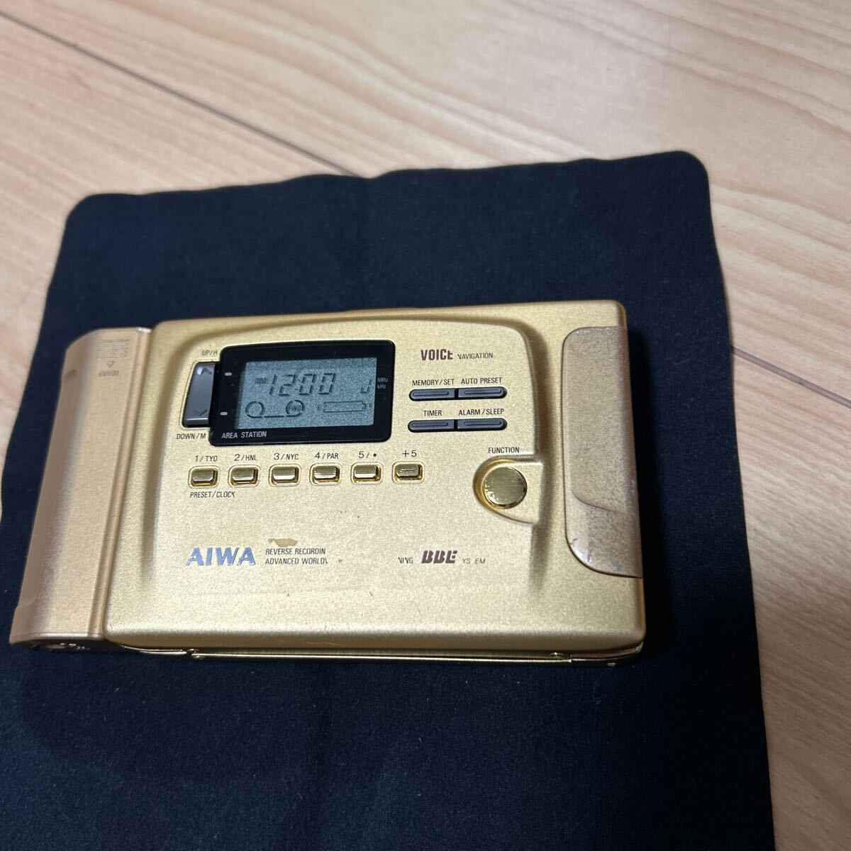 アイワ AIWA HS-EX3000 Gold Cassette Boy STEREO RADIO CASSETTE RECORDER 記念モデル カセットレコーダー ジャンク品拍卖