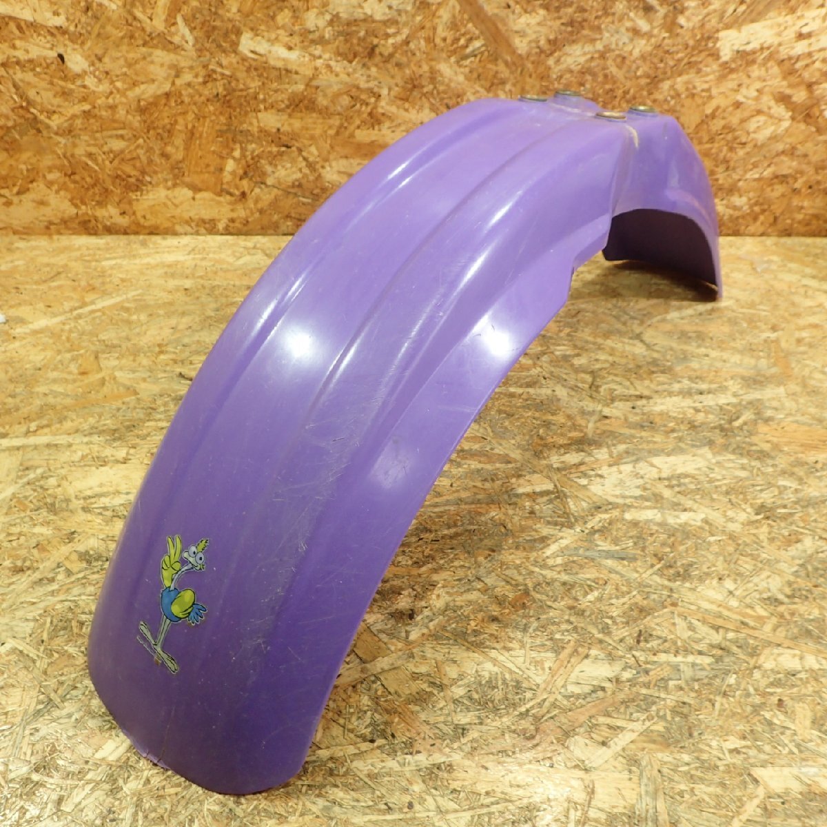 【送料Mサイズ】Kawasaki DX125A-0164** KDX125SR フロントフェンダー 塗装補修ベース 検.( 20253 1 CL4拍卖