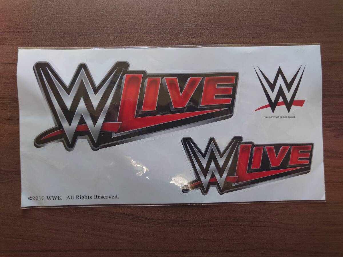 ★新品 レア★ WWE LIVE ステッカー シール 大判 28cm×15cm拍卖