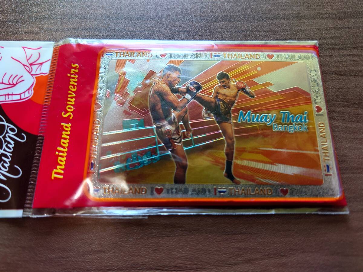 ☆レア 新品☆ タイで購入 ムエタイ マグネット I LOVE THAILAND 9cm×6cm拍卖