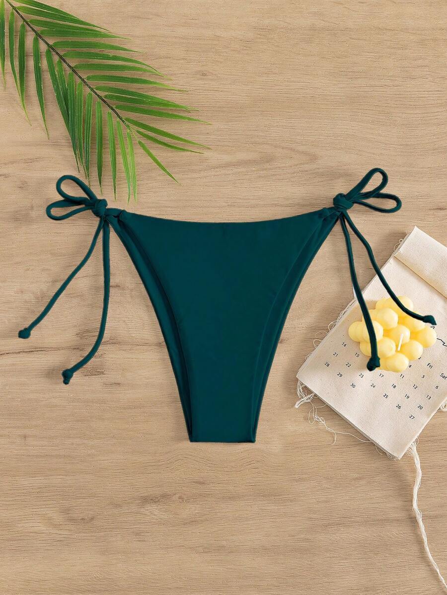 レディース 水着 ボトムス レディース タイフロント トライアングルボトム ビキニ水着 ビーチ 休暇 夏拍卖