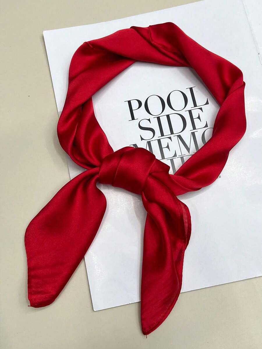 アクセサリー レディース スカーフ 1個 無地 エレガントでユニークなクラシック春/秋レディースストール、多用途で快適な日常着拍卖