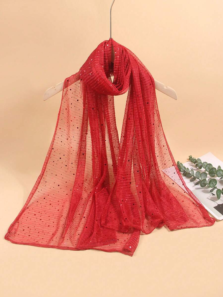 アクセサリー レディース スカーフ 1個 女性用軽量 光沢のある無地バンダナ、女性用スカーフ、ヘアバンド、装飾、日よけ、日常使いに拍卖