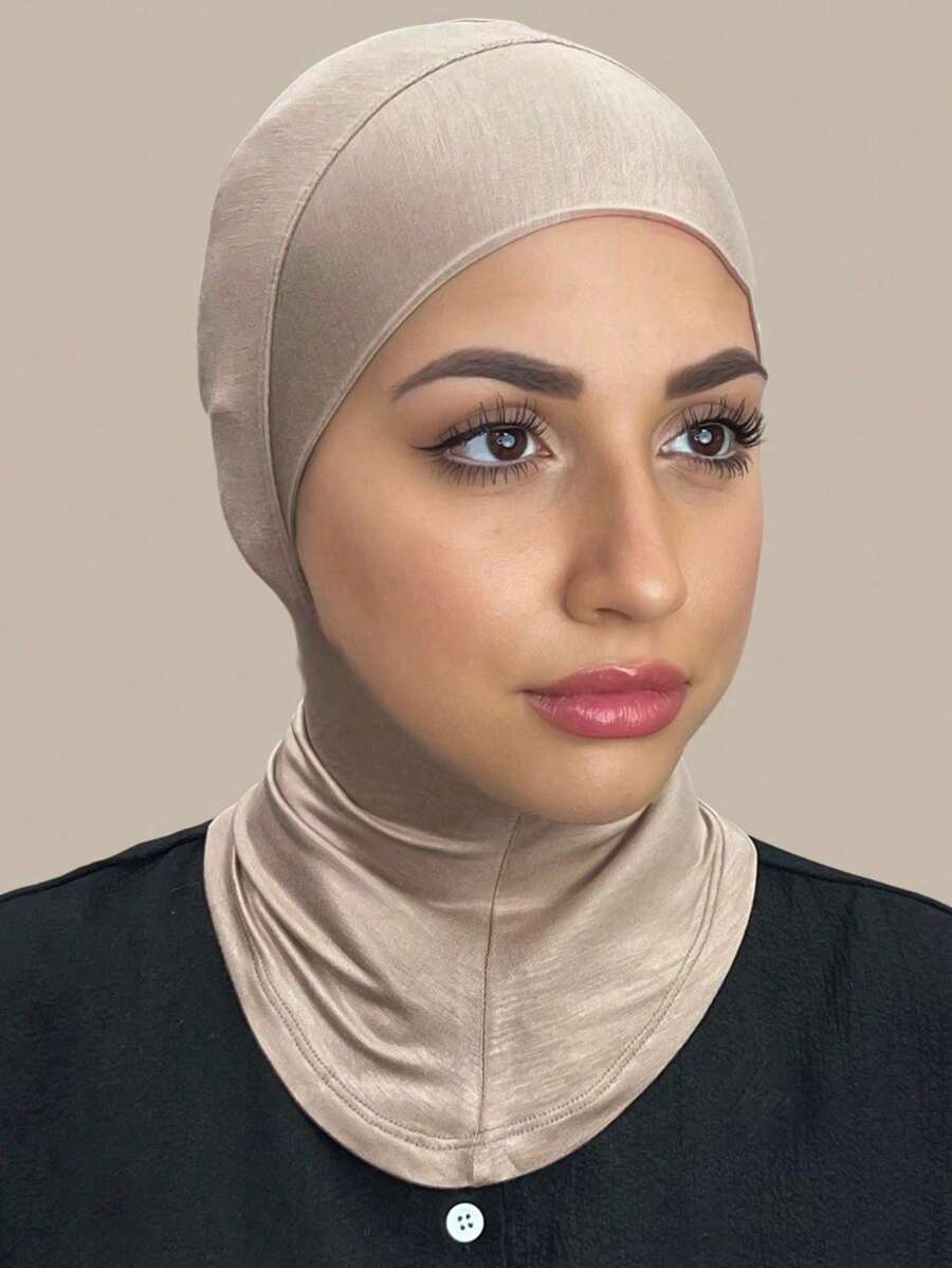 アクセサリー レディース スカーフ 1個 女性用アバヤアクセサリー ファッション無地 伸縮性あご下カバー ネックゲイター バンダナ拍卖