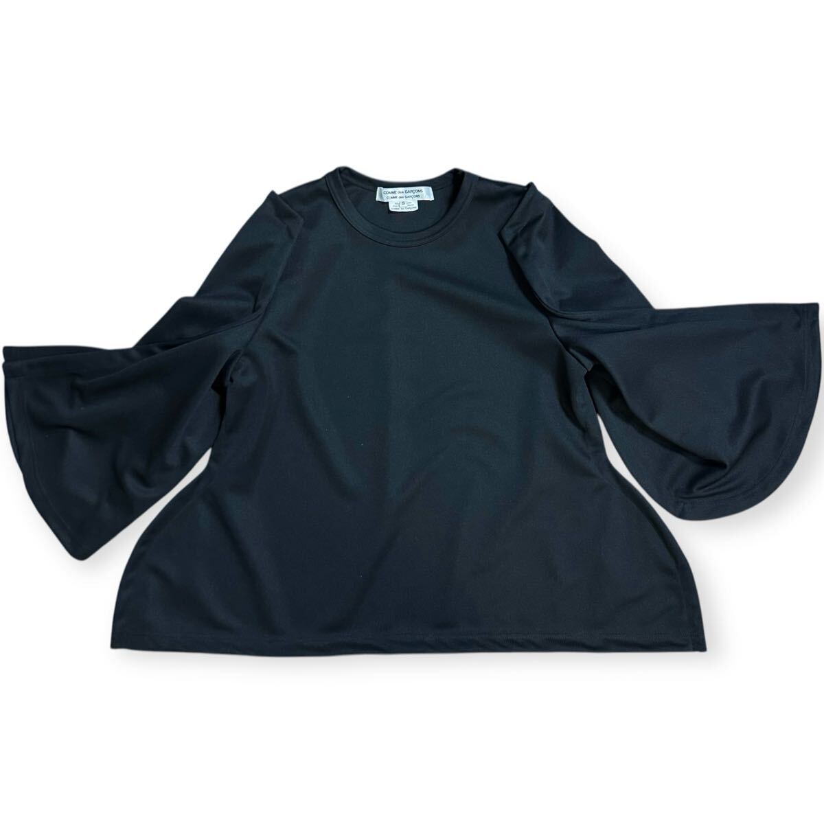 美品 COMME des GARONS COMME des GARONS ギャルソン 22AW 変形デザイン フレアスリーブ カットソー Sサイズ拍卖