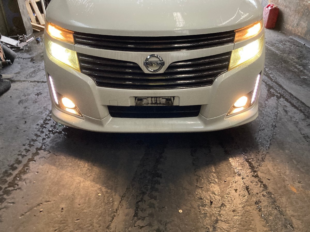 2012年 日産 エルグランド TE52 ハイウェイスター フロントバンパー 9076拍卖