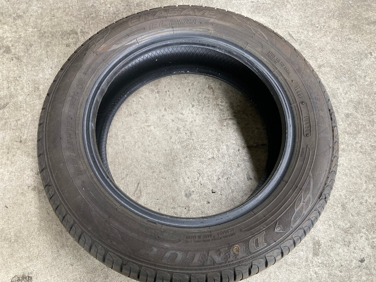 ダンロップ エナセーブ EC204 155/65 R13 13インチタイヤ 1本 中古 2024年製 9126拍卖