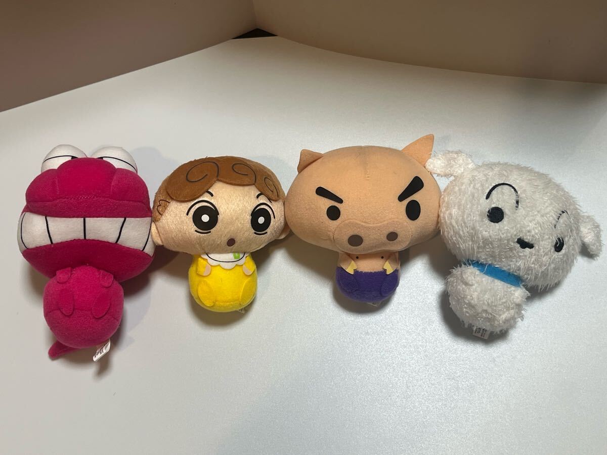 クレヨンしんちゃん てのひらサイズのコロっとまんまるぬいぐるみ 4個セット拍卖
