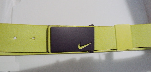 お買い得*約90-100cm♪♪ナイキ ゴルフ メンズ ビッグロゴ バックルベルト Used 拍卖