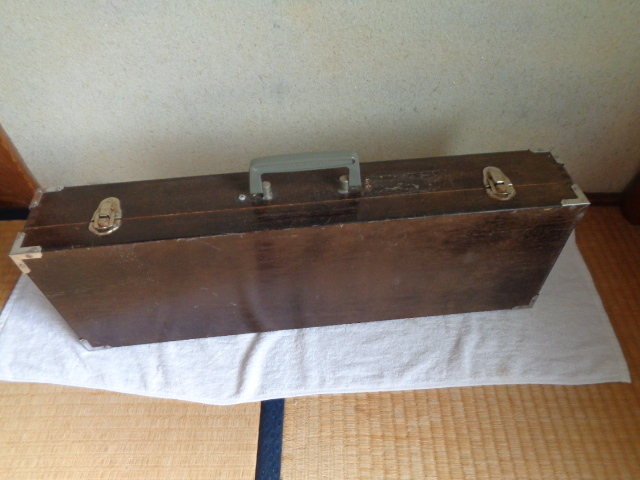 木製ケース/木箱・手提げケース/楽器・画材・他/キズも汚れもあり/ハンドメイド?/拍卖