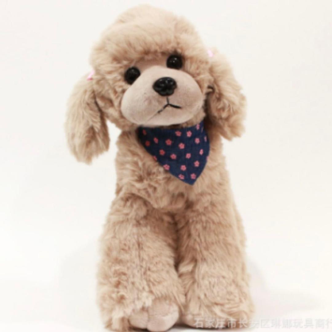 【グレージュ】ぬいぐるみ トイプードル ドッグ トルソー ポーズ変更可能拍卖