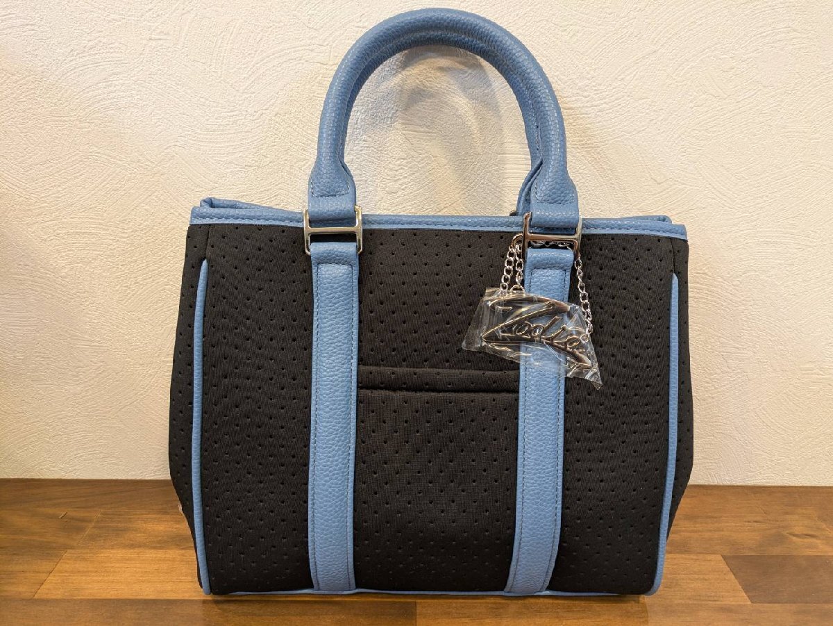 未使用品 ゾディア ネオプレン トートバッグ ミニ ラウンドトートバッグ ブラック ZDA006BG-NP24MN拍卖