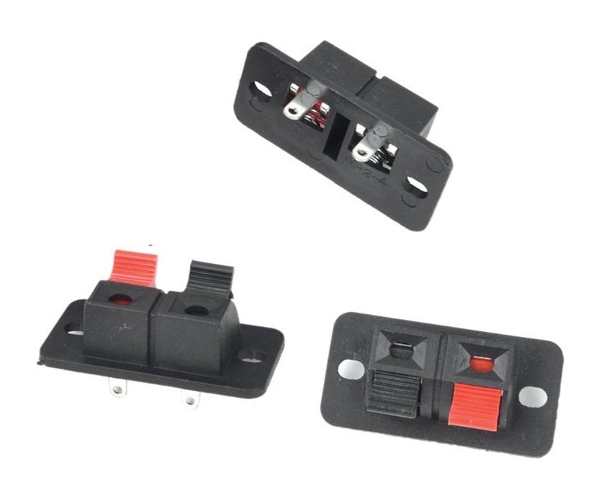 5個セット スピーカーターミナル プッシュターミナル 2P 拍卖