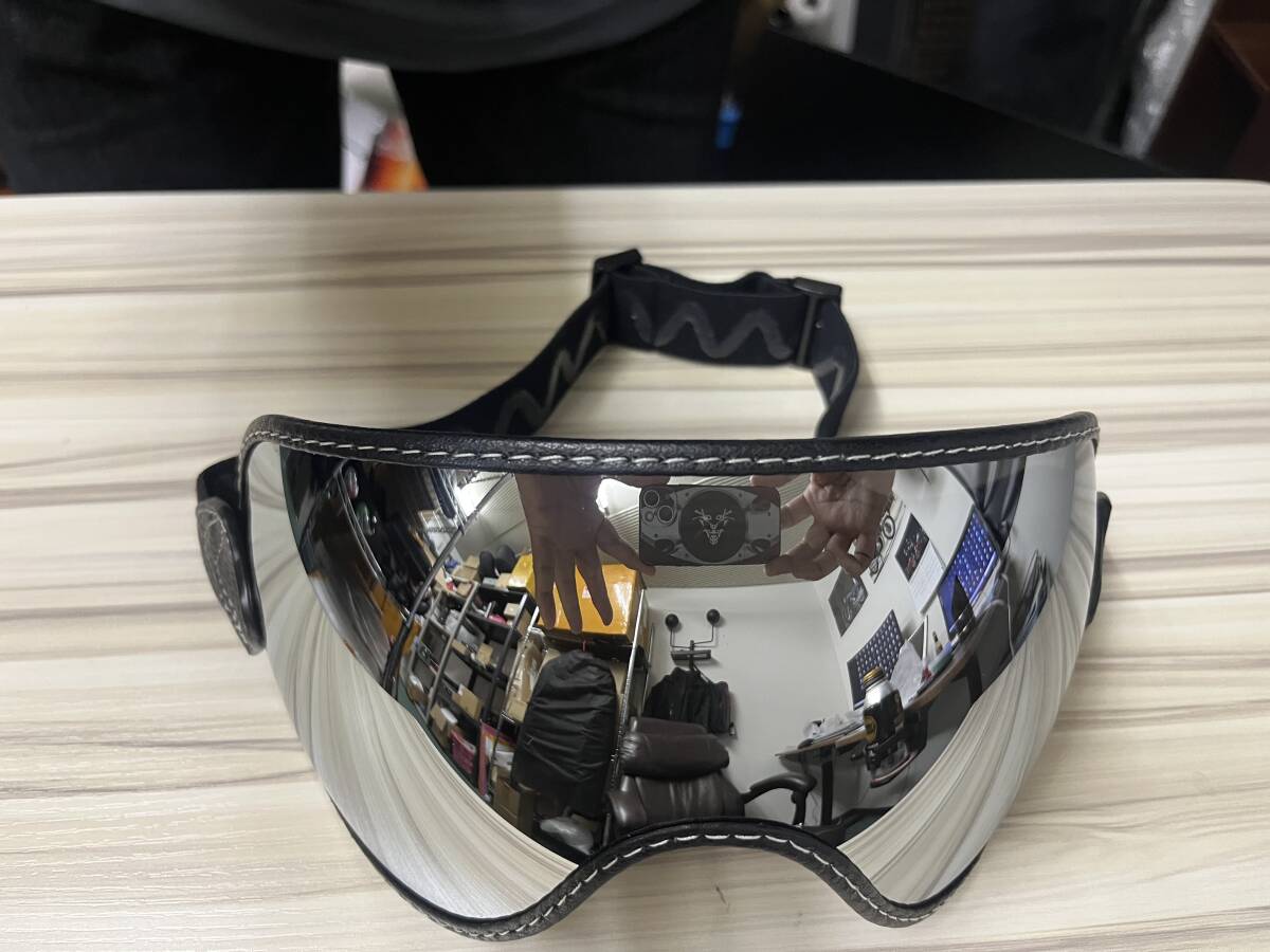 国内発送!新品・未使用 ヘルメット用ゴーグル スモークミラー バンディットタイプ シンプソン SHOEI ショーエイ SIMPSON拍卖