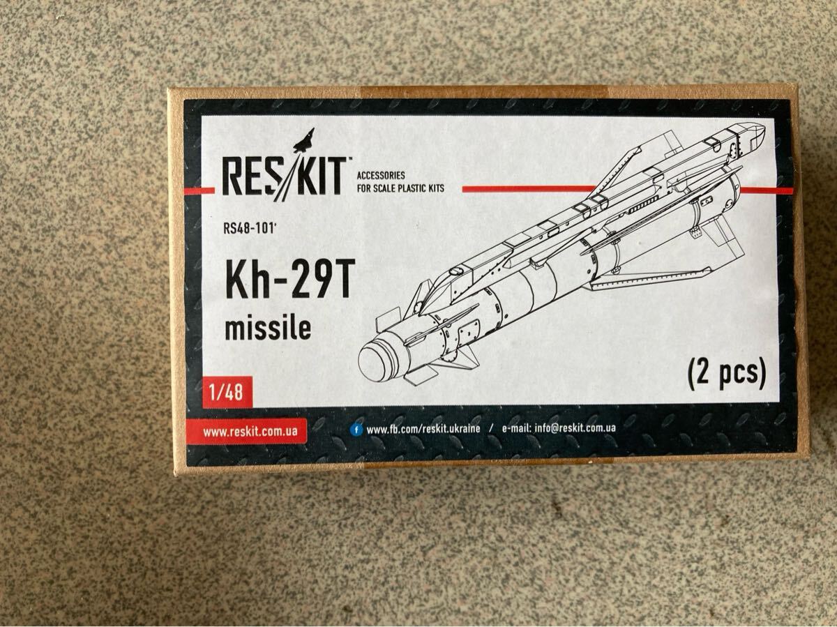 RES/KITACCESSORIESFOR SCALE PLASTIC KITSRS48-101'Kh-29T missile(2 pcs)1/48プラモデルミサイル 戦闘機拍卖