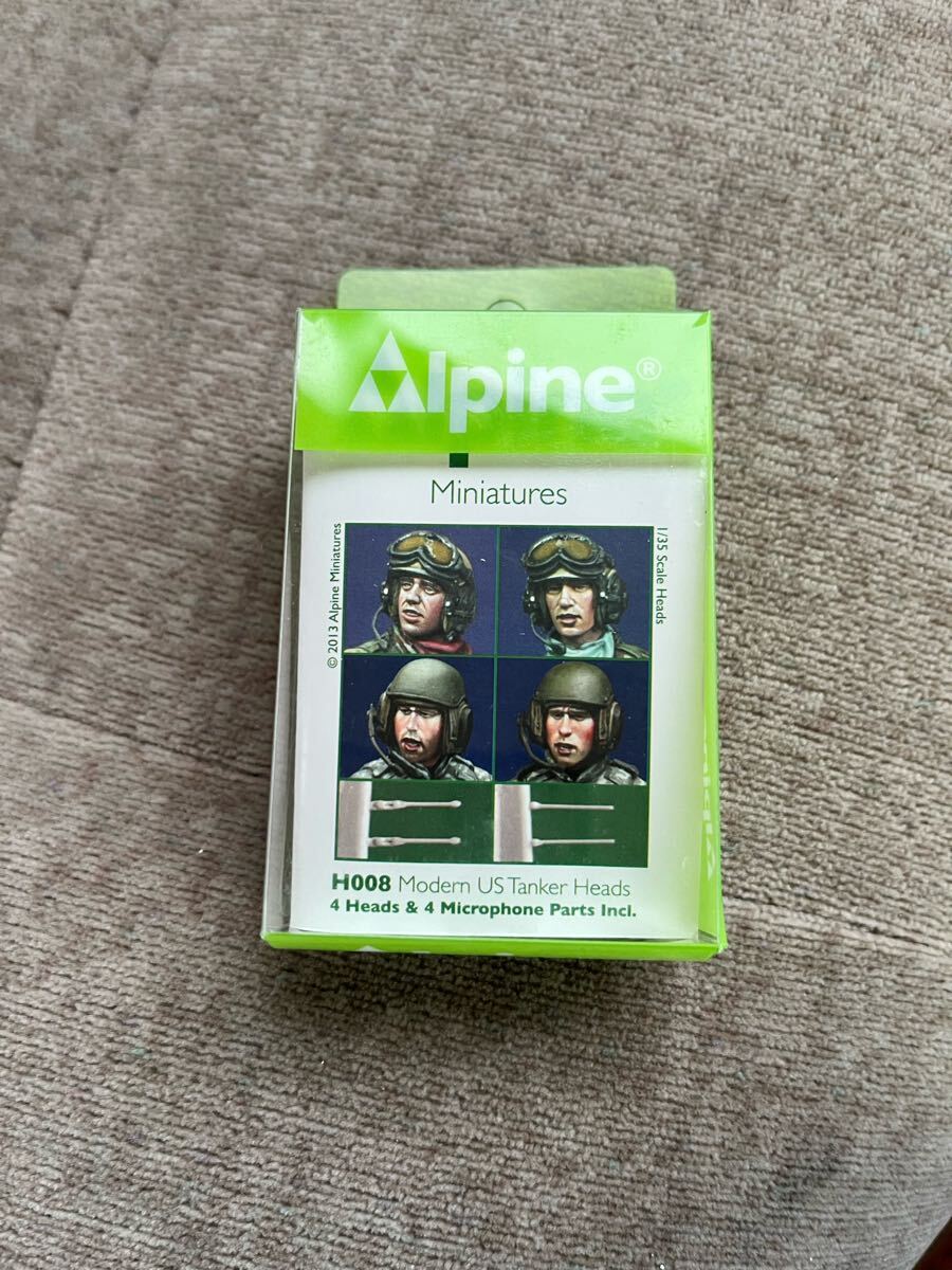 AlpineMiniatures 2013 Alpine Miniatures1/35 Scale HeadsH008 Modern US Tanker Heads4 戦車ジオラマ拍卖