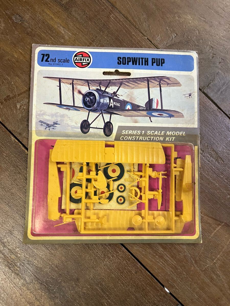 12nd scaleNo. 01062-1AIRFIXSOPWITH PUPプラモデル当時物絶版飛行機拍卖
