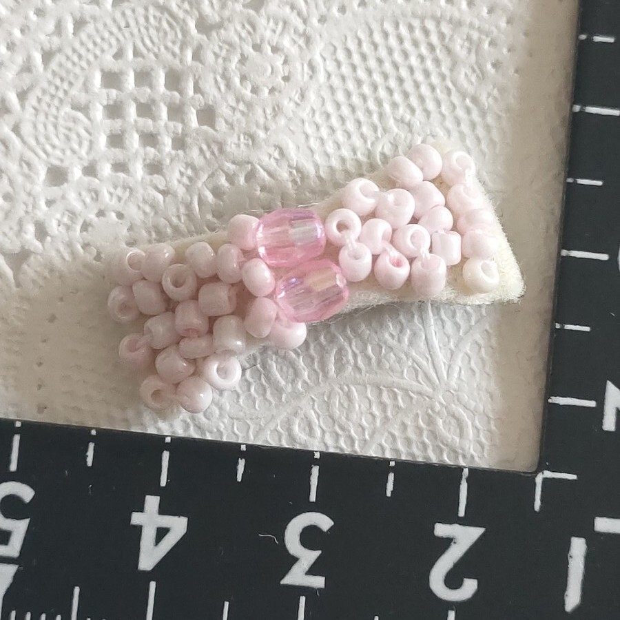 tia *゜☆:。ドール用 ヘアアクセサリー ピンク リボン型 タミーちゃん キラキラ 髪飾り リボン 拍卖