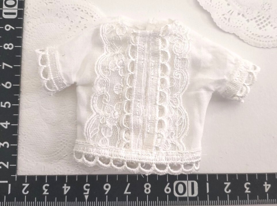 tia *゜☆:。ドール用 タミーちゃん サイズ 白 ホワイト ブラウス トップス シャツ TBleague s24拍卖