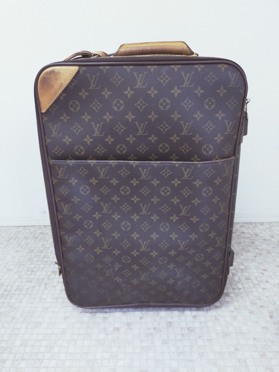 【激レア】 ルイヴィトン モノグラム 旧 ペガス55 キャリーバッグ スーツケース LOUIS VUITTON キャリーケース拍卖