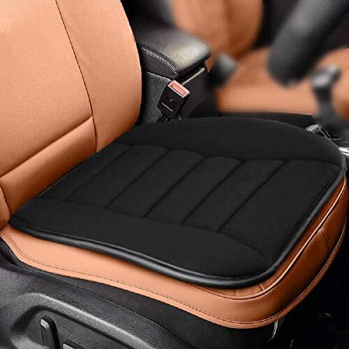 シートクッション 低反発 車の座布団 椅子座布団 運転 オフィス 自宅用 滑り止め 弾性 通気性 車用 クッション 黒拍卖