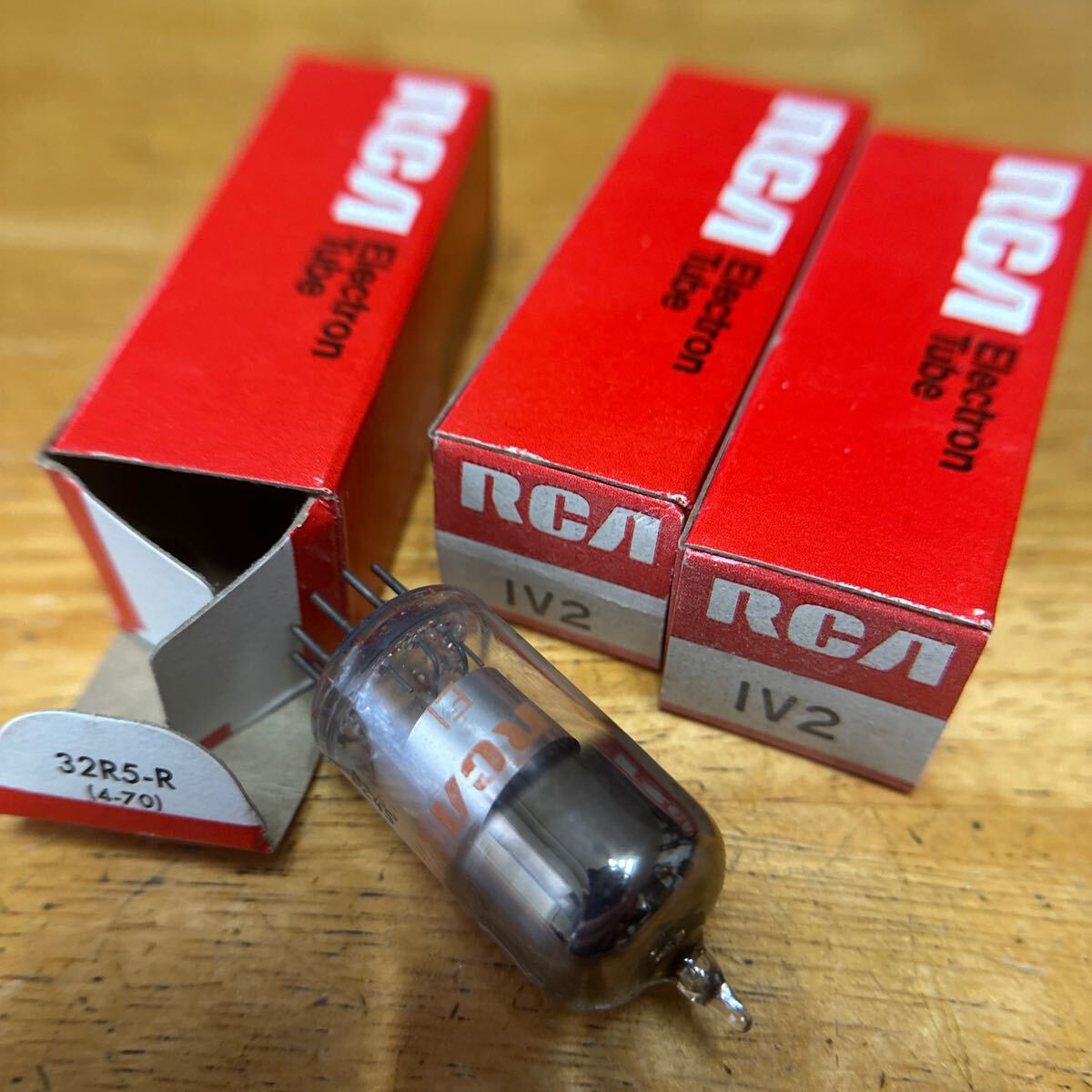 3pcs NOS 売り切り 現品限り 真空管 1V2 RCA 高圧 整流管 Rectifier 半波 直熱 珍しい 拍卖