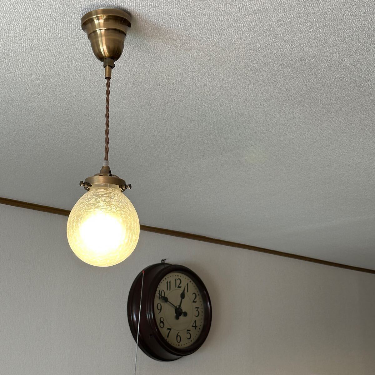 小型 ランプ アンティーク 風 カフェ 照明 北欧 インダストリアル ガラス 天井 ペンダントライト レトロ ソケット E17 LED 電球拍卖