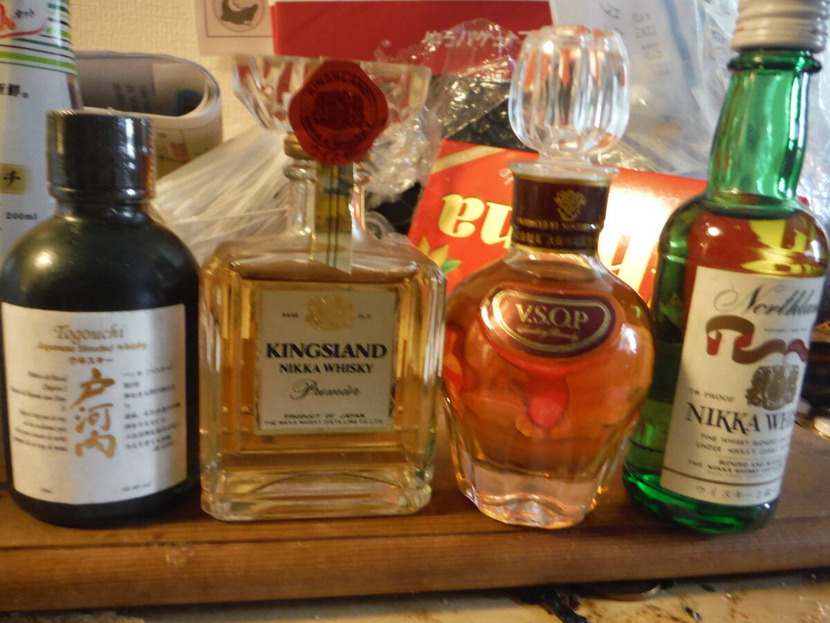 ミニボトル ウイスキー 4本 50ml ニッカ 戸河内 サントリー 未開栓 拍卖