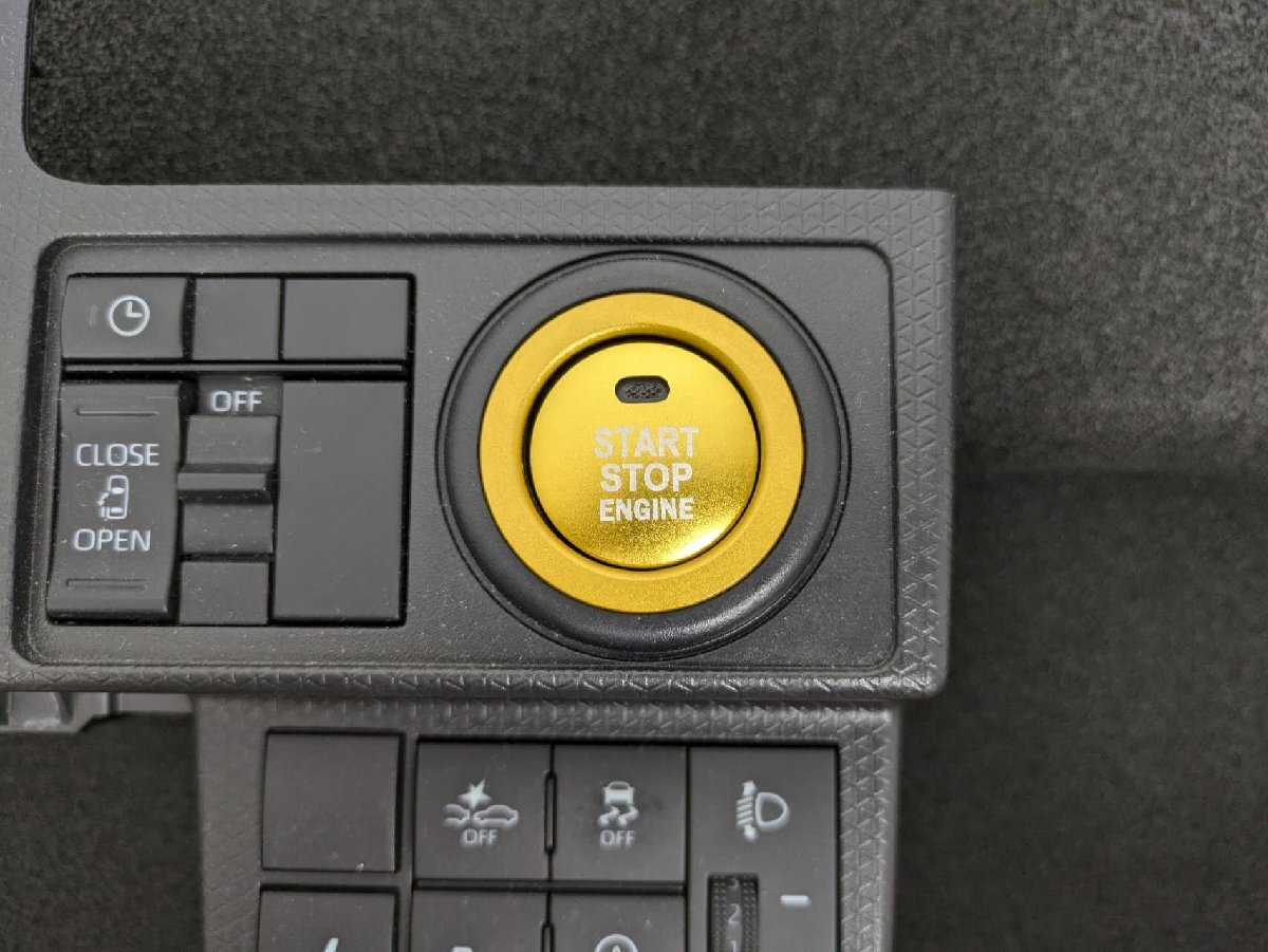 デザイン性UP♪ エンジン スタート スイッチ リング & カバー 金 ミライース LA350S LA360S B L X G SAIII リミテッド拍卖