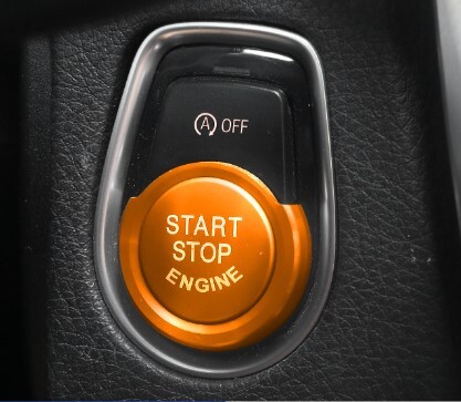デザイン性UP♪ BMW エンジン スターター スイッチ カバー 金 F31 318i 320d 320i 328i 330i 335i 340i ツーリング Mスポーツ 3シリーズ拍卖