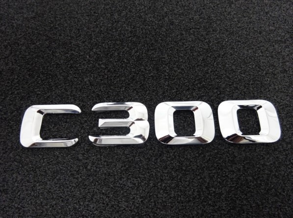 メルセデス ベンツ C300 トランク エンブレム リアゲートエンブレム W204 S204 Cクラス セダン ワゴン 高年式形状拍卖